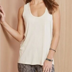 Varley Cream Palmer Tank Top Size Small Like New
